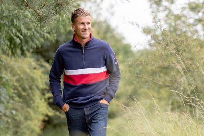 De quarter-zip trui is ineens overal